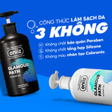 Oniiz Elegant Combo | Men's Hygiene Foam, Perfumed Shower Gel, High-Class Perfume, Organic Mask Gift