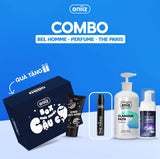 Oniiz Elegant Combo | Men's Hygiene Foam, Perfumed Shower Gel, High-Class Perfume, Organic Mask Gift