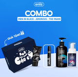 Oniiz Elegant Combo | Men's Hygiene Foam, Perfumed Shower Gel, High-Class Perfume, Organic Mask Gift