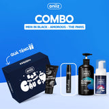 Oniiz Elegant Combo | Men's Hygiene Foam, Perfumed Shower Gel, High-Class Perfume, Organic Mask Gift