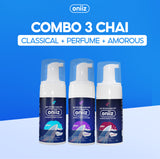 Bọt vệ sinh nam giới Oniiz, Dung dịch vệ sinh nam tạo bọt hương nước hoa 100ml