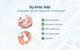 bọt vệ sinh khác gì gel vệ sinh