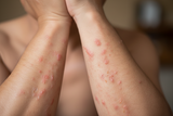 da bị nổi mẩn đỏ không ngứa