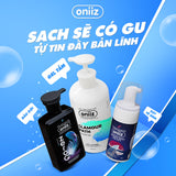 Combo Tự Tin Oniiz - Bọt vệ sinh nam giới Oniiz, Sữa tắm hương nước hoa, Dầu gội sạch gàu, vào nếp, hương thơm nam tính mới ZeroG