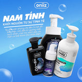 Combo Tinh Tế Oniiz - Bọt vệ sinh nam, Sữa tắm hương nước hoa, Dầu gội nam ZeroG, Bọt rửa mặt Hyro