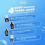 Combo Tinh Tế Oniiz - Bọt vệ sinh nam, Sữa tắm hương nước hoa, Dầu gội nam ZeroG, Bọt rửa mặt Hyro