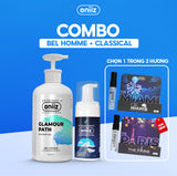 Oniiz Perfect Combo | Men's Hygiene Foam, Perfumed Shower Gel, Trial Perfume Gift