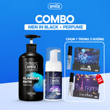 Oniiz Perfect Combo | Men's Hygiene Foam, Perfumed Shower Gel, Trial Perfume Gift