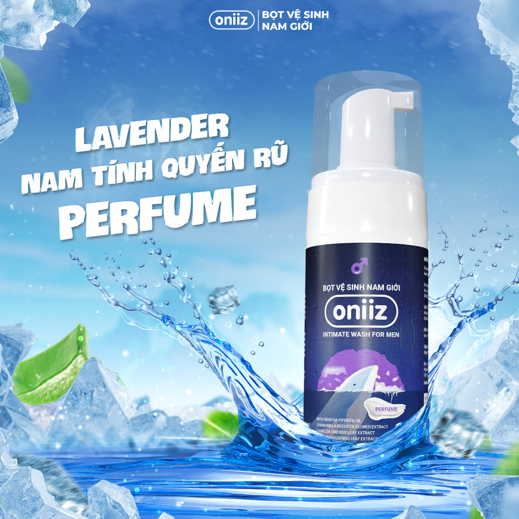 Bọt vệ sinh nam giới Oniiz, Dung dịch vệ sinh nam tạo bọt hương nước hoa 100ml