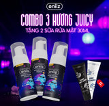 Bọt vệ sinh nam giới Oniiz Plus hương Juicy, dung dịch Masculine foam sạch sâu, mát lạnh, dưỡng ẩm
