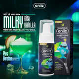 Bọt vệ sinh nam giới Oniiz Plus hương Milky, dung dịch Masculine foam sạch sâu, mát lạnh, dưỡng ẩm