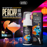 Bọt vệ sinh nam giới Oniiz Plus hương Peachy, dung dịch Masculine foam sạch sâu, mát lạnh, dưỡng ẩm