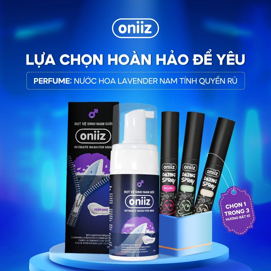 Love Sweet Oniiz Combo | Men's Hygiene Foam, Dating Spray