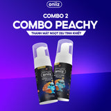 Bọt vệ sinh nam giới Oniiz Plus hương Peachy, dung dịch Masculine foam sạch sâu, mát lạnh, dưỡng ẩm