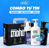Combo Tự Tin Oniiz - Bọt vệ sinh nam giới Oniiz, Sữa tắm hương nước hoa, Dầu gội sạch gàu, vào nếp, hương thơm nam tính mới ZeroG