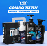Combo Tự Tin Oniiz - Bọt vệ sinh nam giới Oniiz, Sữa tắm hương nước hoa, Dầu gội sạch gàu, vào nếp, hương thơm nam tính mới ZeroG