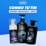 Combo Tự Tin Oniiz - Bọt vệ sinh nam giới Oniiz, Sữa tắm hương nước hoa, Dầu gội sạch gàu, vào nếp, hương thơm nam tính mới ZeroG