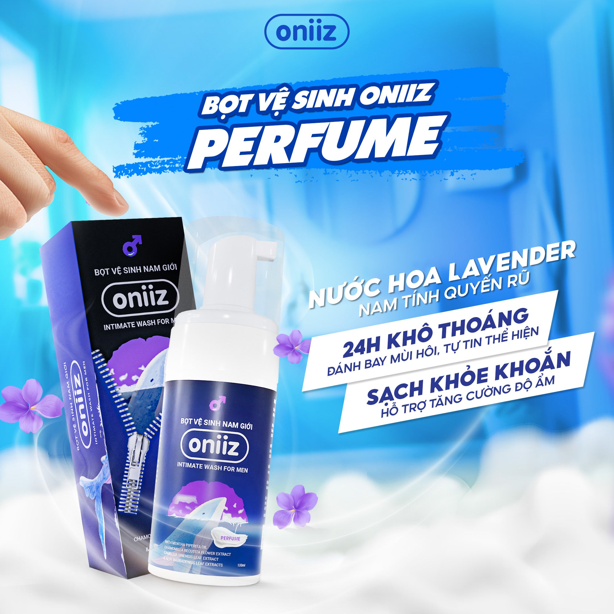 Oniiz Men's Hygiene Foam Perfume 100ml