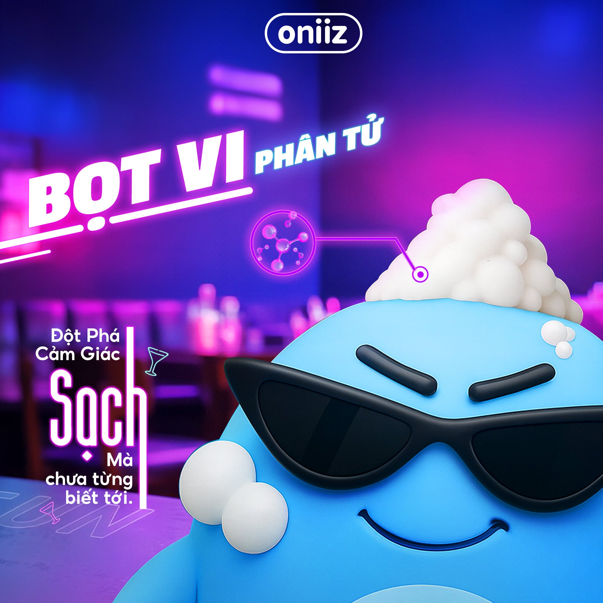 Box quà tặng Bọt vệ sinh nam giới Oniiz Plus Masculine Foam Sạch Chuẩn Men