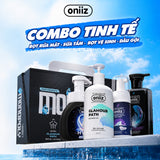 Combo Tinh Tế Oniiz - Bọt vệ sinh nam, Sữa tắm hương nước hoa, Dầu gội nam ZeroG, Bọt rửa mặt Hyro