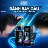Dầu gội nam tính mới ZeroG Oniiz - Tóc tơi không trọng lực, sạch gàu, hương nước hoa đa tầng 330ml