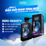 Dầu gội nam tính mới ZeroG Oniiz - Tóc tơi không trọng lực, sạch gàu, hương nước hoa đa tầng 330ml