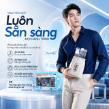 Oniiz Travel Kit, Set du lịch Nam 4 món Minisize Bọt Vệ Sinh, Rửa Mặt, Dầu Gội & Sữa Tắm. Combo chăm sóc cá nhân cho Nam Giới