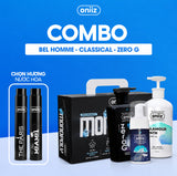 Oniiz Elegant Combo | Men's Hygiene Foam, Perfumed Shower Gel, High-Class Perfume, Organic Mask Gift