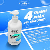 Combo Chín Chắn Oniiz - Sữa tắm hương nước hoa hiện đại, Dầu gội nam tính mới ZeroG, Tặng Box đựng cao cấp