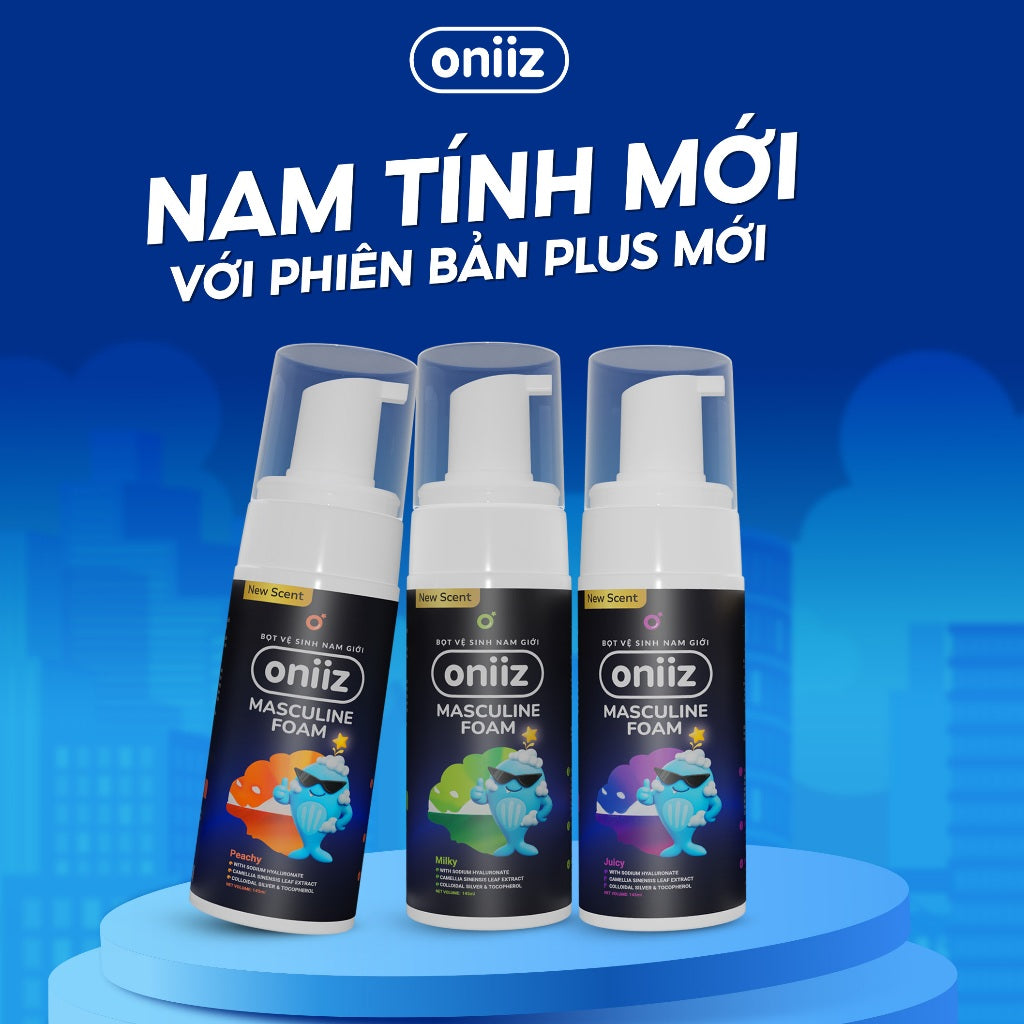 Combo Love Sweet Oniiz | Bọt Vệ Sinh Nam Giới, Xịt Thơm Miệng Dating Spray, Quà tặng nước hoa nam giới miami 4ml