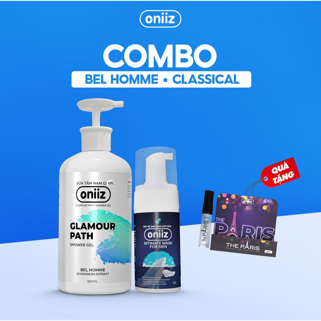 Box Sạc Chất Hương Oniiz - Sữa Tắm Hương Nước Hoa, Bọt Vệ Sinh Nam Giới, Quà Tặng nước hoa nam