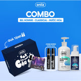Combo Lịch Lãm Oniiz | Bọt Vệ Sinh Nam Giới, Sữa Tắm Hương Nước Hoa, Nước Hoa Cao Cấp, Quà Tặng Nước Hoa Dùng Thử 4ml